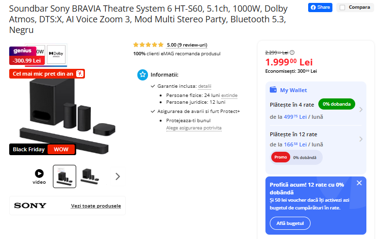 Black Friday 2025, Live Blogging Mobilissimo; Reduceri și cataloage eMAG, PC Garage, Fashion Days, evoMAG.ro, Flanco... - imaginea 478