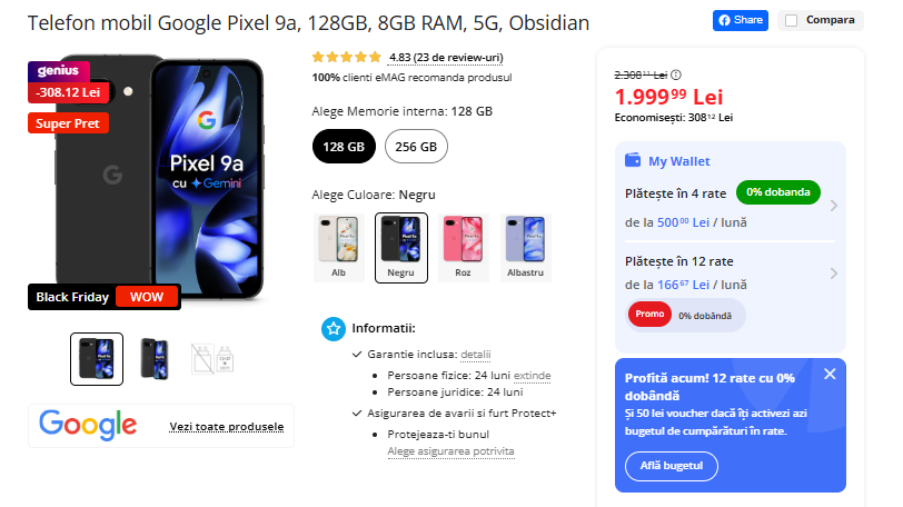 Black Friday 2025, Live Blogging Mobilissimo; Reduceri și cataloage eMAG, PC Garage, Fashion Days, evoMAG.ro, Flanco... - imaginea 507