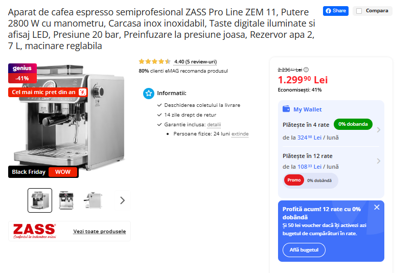 Black Friday 2025, Live Blogging Mobilissimo; Reduceri și cataloage eMAG, PC Garage, Fashion Days, evoMAG.ro, Flanco... - imaginea 521