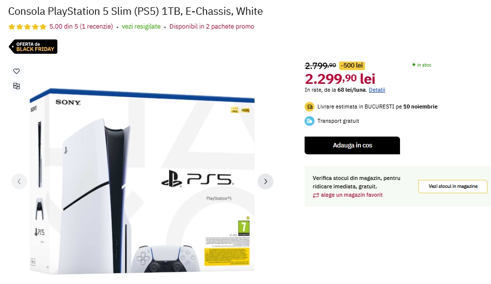 Black Friday 2025, Live Blogging Mobilissimo; Reduceri și cataloage eMAG, PC Garage, Fashion Days, evoMAG.ro, Flanco... - imaginea 524