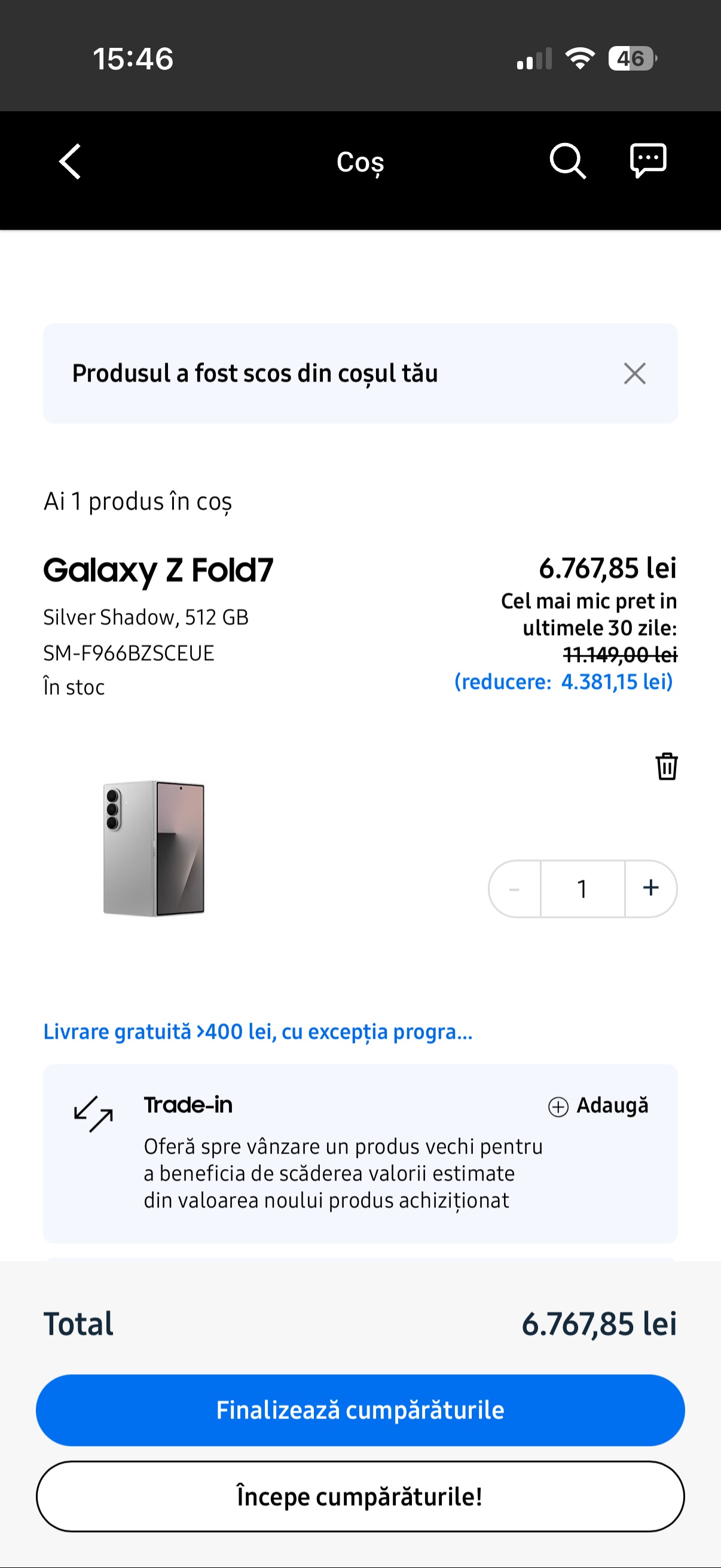 Black Friday 2025, Live Blogging Mobilissimo; Reduceri și cataloage eMAG, PC Garage, Fashion Days, evoMAG.ro, Flanco... - imaginea 530