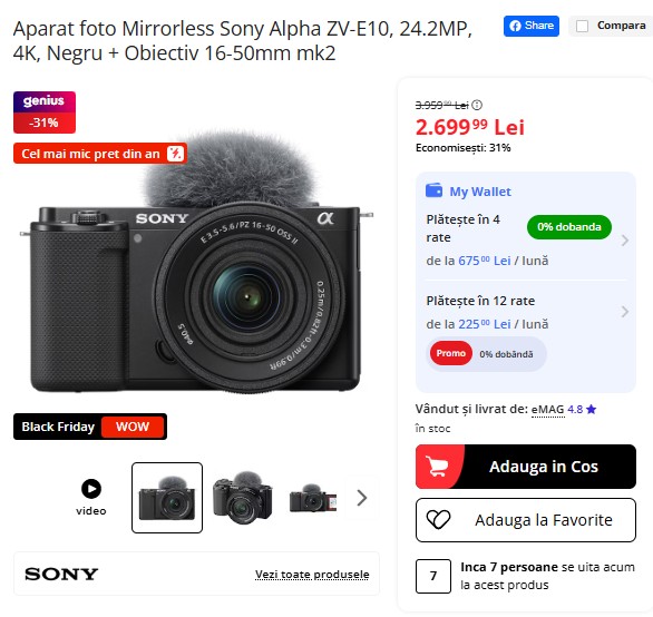 Black Friday 2025, Live Blogging Mobilissimo; Reduceri și cataloage eMAG, PC Garage, Fashion Days, evoMAG.ro, Flanco... - imaginea 546