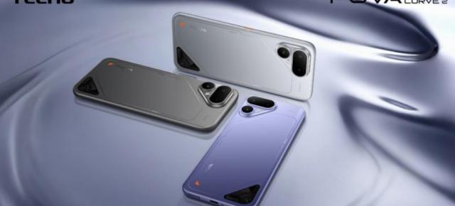 Tecno prezintă POVA Curve 2 5G - Smartphone-ul cu baterie de 8000 mAh și talie de 7.42 mm