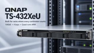 QNAP TS-432XeU vrea în rack-urile unde fiecare centimetru contează: 10GbE, 4 bay-uri și ARM quad-core