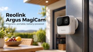 Reolink lansează camera magnetică Argus MagiCam B210 de 108 grame – funcționează cu două baterii AA și promite până la 9 luni de autonomie