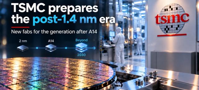 TSMC pregătește deja era de după 1,4 nm: primele fabrici sunt planificate pentru 2030