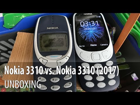 Comparație video între Nokia 3310 și Nokia 3310 (2017)