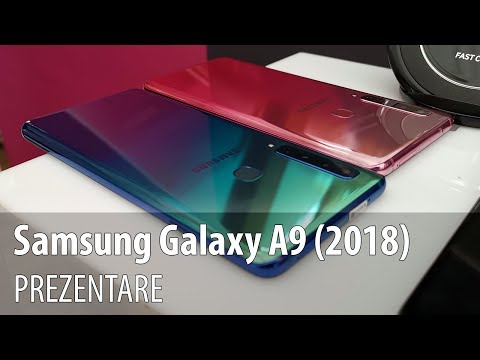 Samsung Galaxy A9 (2018) Prezentare Video în Limba Romană (Telefon cu 4 camere, 6 GB RAM)