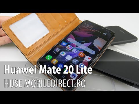 Prezentare video huse pentru Huawei Mate 20 Lite de la Mobiledirect.ro (Cubz, huse Flip Cover, Magic Case)
