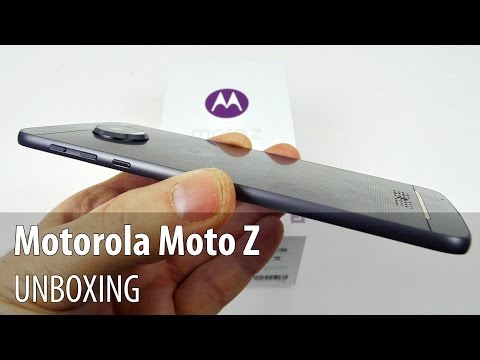 Motorola Moto Z Video Unboxing în Limba Română (Telefon modular Motorola cu talie de 5 mm)