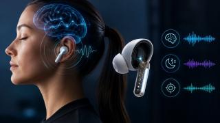 Neurable și NextSense pun electrozi EEG direct în căști; Următorul front nu e sunetul, ci datele despre creier