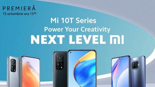 <b>Xiaomi Mi 10T, Mi 10T Lite și Mi 10T Pro se lansează în România pe 15 octombrie; Ni se pregătesc surprize la debut</b>Această săptămână din octombrie va fi foarte încărcată în zona smartphone, cu lansări globale mult-așteptate dar și un debut local pentru noua serie de telefoane Xiaomi Mi 10T