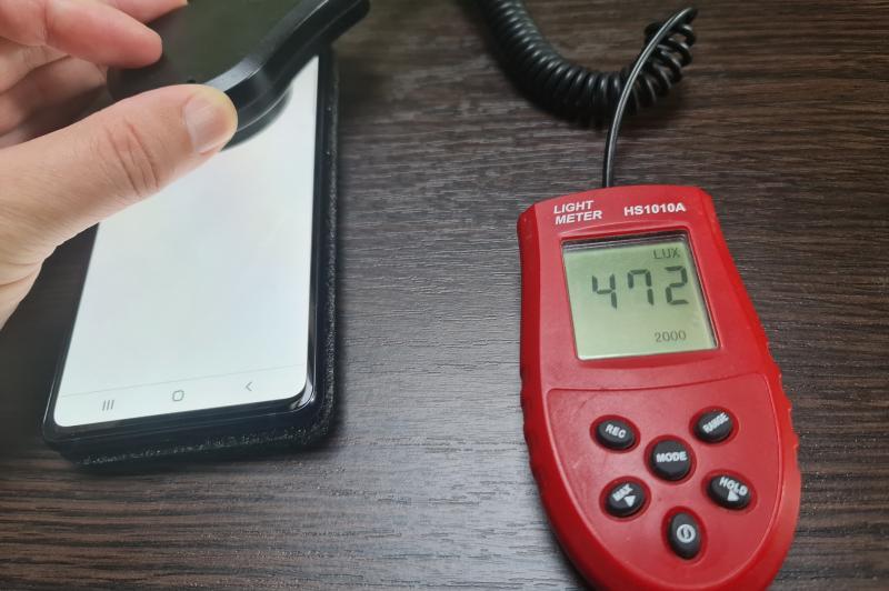 Luminozitate display Samsung Galaxy S20 FE 5G și ecran văzut la microscop: Samsung-Galaxy-S20-FE-5G_041.jpg