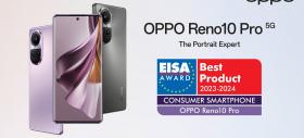 OPPO Reno10 Pro este premiat de autoritatea EISA; Iată la ce excelează