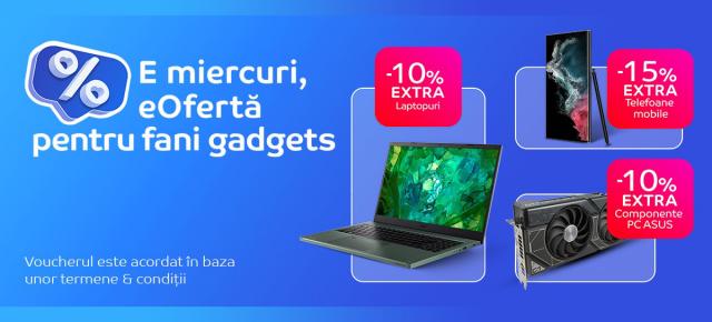 Smartphone-uri, smartwatch-uri, laptopuri și căști wireless acum cu 15% extra-discount la eMAG: Recomandări de achiziție