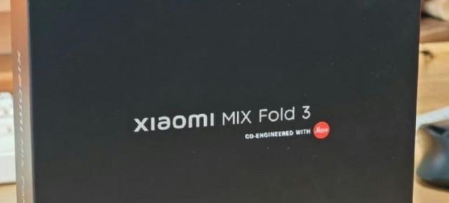 Xiaomi Mix Fold 3 se apropie de lansare și vedem astăzi o nouă randare plus fotografii ale pachetului retail