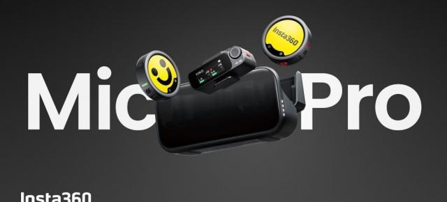 Insta360 pune un ecran E Ink pe noul sistem de microfoane wireless Mic Pro, gata cu logo-urile de pe lavaliere în clipuri