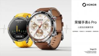 HONOR Watch 6 Pro debutează cu ecran Tandem OLED; Ceramică, senzori noi, funcție de detectare a riscului de stop cardiac