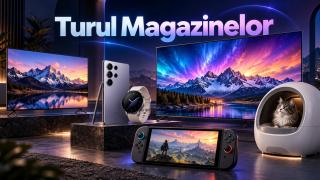 Turul Magazinelor #1644: TV 4K QLED sub 1100 lei, preț bun la S26 Ultra, litieră smart de top