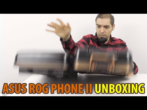 ASUS ROG Phone II Video Unboxing în Română  (Scoatem toate accesoriile din troler)