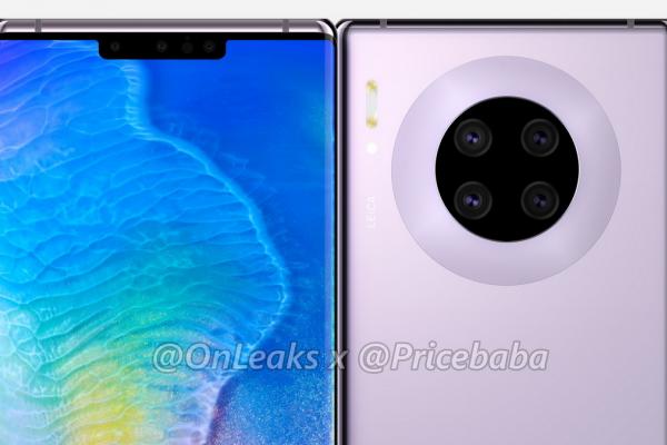 Huawei Mate 30 Pro primește un video de prezentare 3D, imagini detaliate; Nu are butoane de volum, vine cu 3 camere selfie