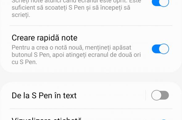Galerie capturi de ecran Samsung Galaxy S22 Ultra (Screenshots intefață grafică): Screenshot_20220303-220918_Air command.jpg