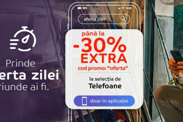 Telefoanele primesc până la 30% extra discount azi în aplicația mobilă eMAG! Care sunt cele mai atractive modele?