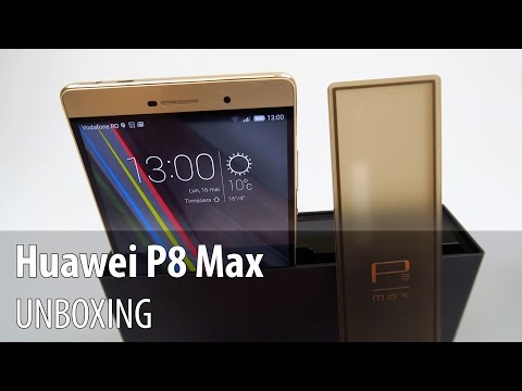 Huawei P8 Max video unboxing în limba română