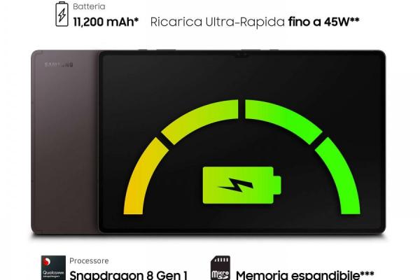 Samsung Galaxy Tab S8 - Materiale promo