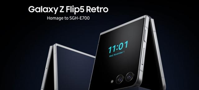 Samsung anunță ediția Galaxy Z Flip5 Retro, inspirată de modelul Samsung E700 din 2003; Ce aduce la pachet?