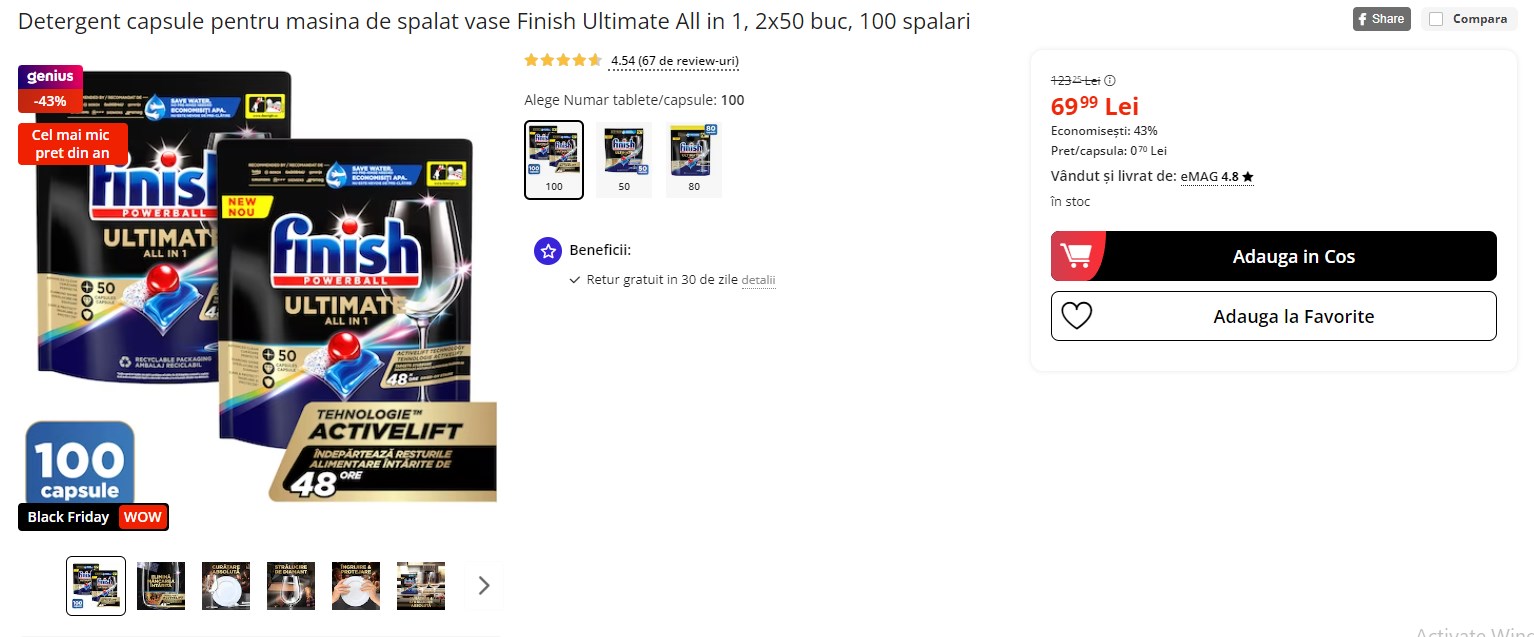 Black Friday 2023, Live Blogging Mobilissimo; Reduceri și cataloage eMAG, PC Garage, Fashion Days, Cel, Flanco... - imaginea 316