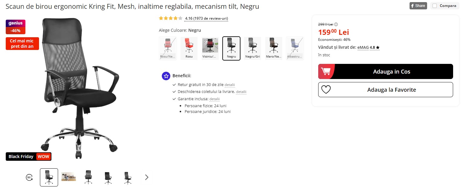 Black Friday 2023, Live Blogging Mobilissimo; Reduceri și cataloage eMAG, PC Garage, Fashion Days, Cel, Flanco... - imaginea 318
