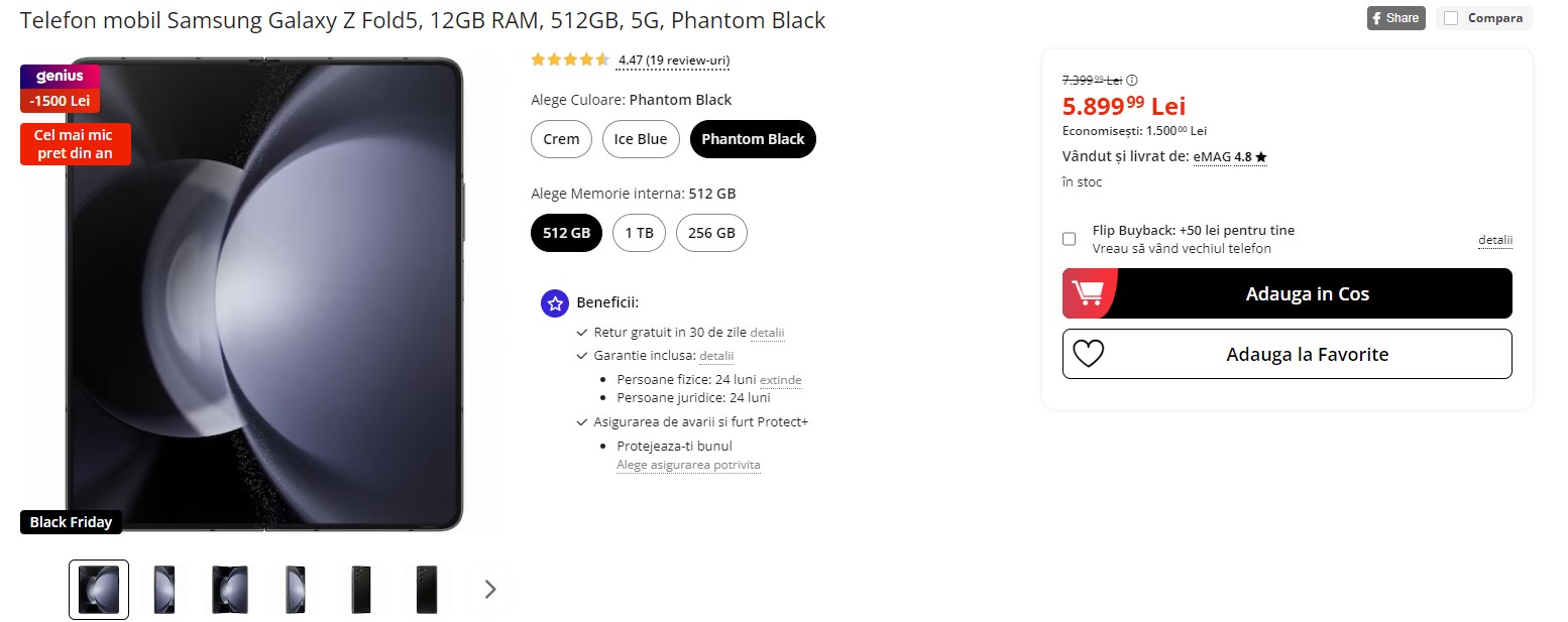 Black Friday 2023, Live Blogging Mobilissimo; Reduceri și cataloage eMAG, PC Garage, Fashion Days, Cel, Flanco... - imaginea 324