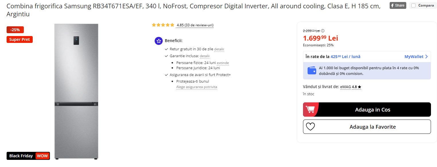 Black Friday 2023, Live Blogging Mobilissimo; Reduceri și cataloage eMAG, PC Garage, Fashion Days, Cel, Flanco... - imaginea 335