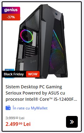 Black Friday 2023, Live Blogging Mobilissimo; Reduceri și cataloage eMAG, PC Garage, Fashion Days, Cel, Flanco... - imaginea 351