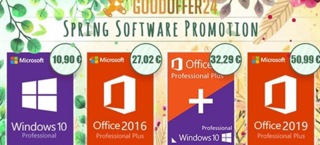 (P) Licență pentru Windows 10 Pro la doar 10.9 euro și alte reduceri atractive oferite de GoodOffer24