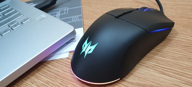 Prezentare Acer Predator Cestus 330: Mouse de gaming ergonomic cu senzor de 16.000 DPI, iluminare RGB și 7 butoane programabile