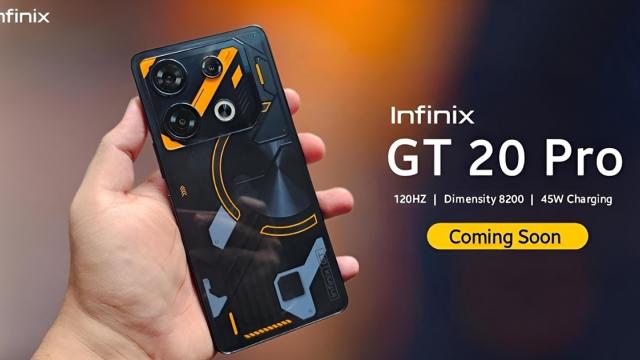 <b>Infinix GT 20 Pro primește specificații și apare în randări cu iz oficial; E un smartphone de gaming cu display AMOLED generos</b>Anul trecut Infinix lansa modelul GT 10 Pro, un terminal foarte popular în India. Compania tocmai a intrat în România cu 5 smartphone-uri inedite, dar azi aflăm că se află în pregătire și un model de gaming. E vorba despre Infinix GT 20 Pro, un smartphone