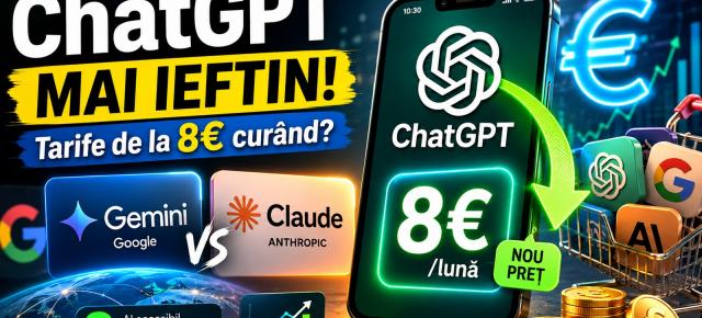 OpenAI are în plan să ofere ChatGPT la o sumă mult mai competitivă; Tarifele ar putea porni de la 8 euro curând