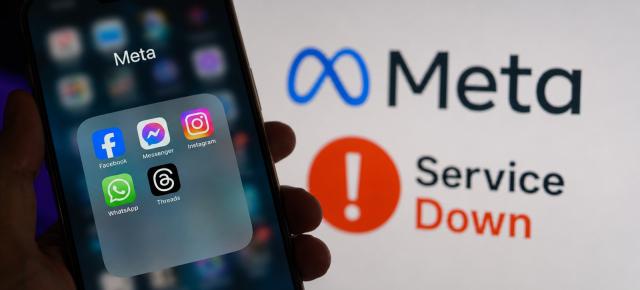 Facebook, Instagram și WhatsApp au picat în mai multe țări, inclusiv în România; Nici Downdetector nu mai funcționează normal
