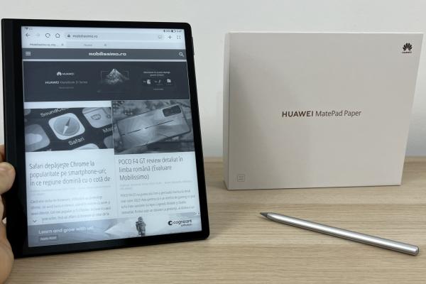 Huawei MatePad Paper te poate face să citeşti din nou şi să îţi exersezi caligrafia (Prezentare/unboxing tabletă E Ink)