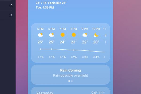 Samsung Galaxy A53 - Interfață