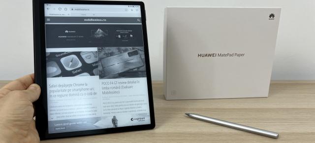 Huawei MatePad Paper te poate face să citeşti din nou şi să îţi exersezi caligrafia (Prezentare/unboxing tabletă E Ink)