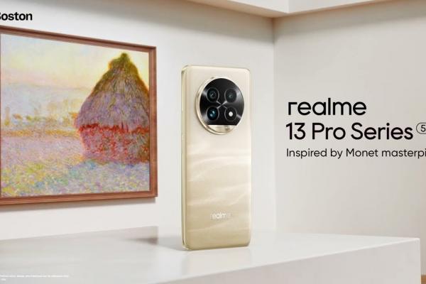 realme 13 Pro are design inspirat de tablourile pictorului Claude Monet și vine în această lună (confirmare oficială)