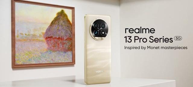 realme 13 Pro are design inspirat de tablourile pictorului Claude Monet și vine în această lună (confirmare oficială)