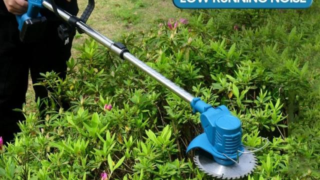 <b>Trimmer telescopic de 21V cu baterii reîncărcabile; Doar 42,79 € pe Cafago (reducere de 56%)</b>Trimmerul electric telescopic de 21V este perfect pentru întreținerea gazonului și tăierea arbuștilor din grădină. Acesta vine cu lame din plastic, oțel inoxidabil și un disc circular de ferăstrău. Setul include două baterii de 1500mAh, asigurând o utiliz