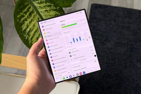 Samsung Galaxy Z Fold8: Baterie Si/C optimizată pentru talie de viespe, dar cum stăm cu autonomia?