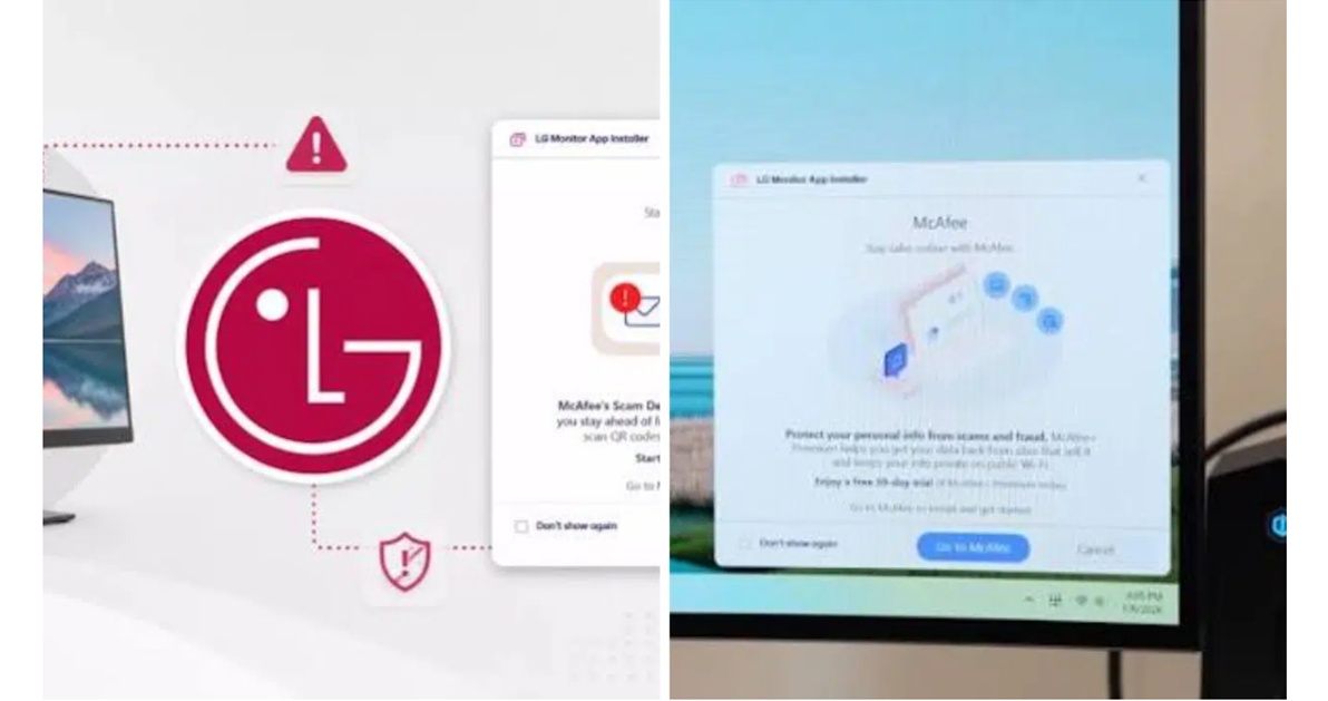 LG strecoară reclame în Windows 11, prin monitoarele sale; Microsoft intervine!
