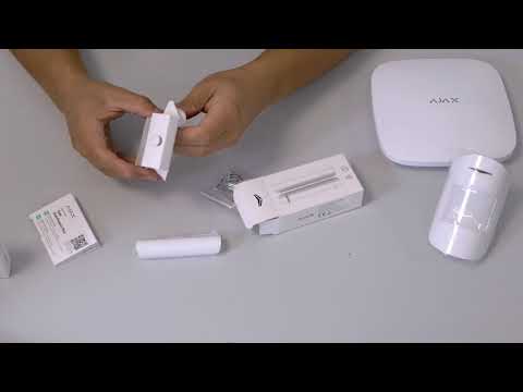 Kit alarmă wireless Ajax Starter; video-unboxing și prezentare