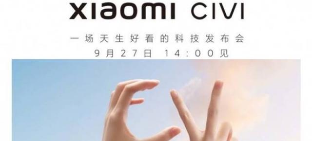 Xiaomi pregătește introducerea seriei de telefoane CIVI pe data de 27 septembrie, înlocuitor pentru seria CC și posibil (Mi) Note 11 la nivel global